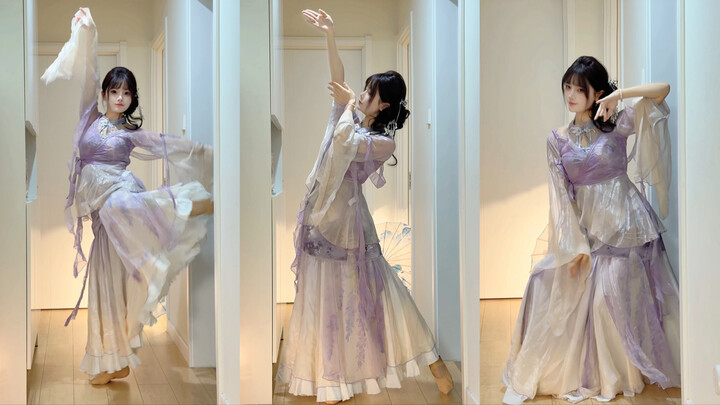 Elegance never goes out of style—this purple “imitating Handan’s walk” is the most charming!