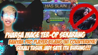 PHARSHA RATUNYA MAGE SKRG!! PAKE HERO INI BUAT COUNTERNYA!! SEKALI TUSUK MENINGGAL!!