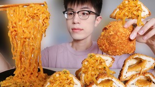 Mì gà tây + gà rán sốt phô mai