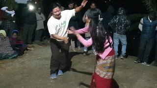 couple dance in naumati baja | nepalese traditional cultural music and dance |