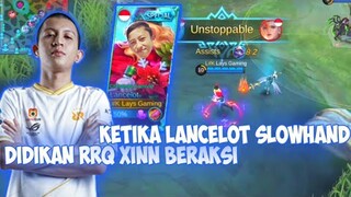 KEKUATAN LANCELOT TER SLOWHAND DIMUKA BUMI MEMBANTAI MUSUH DI LAND OF DAWN - MOBILE LEGEND INDONESIA