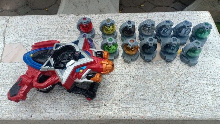 Kyuranger DX seiza blaster biến hình cổ tay phần 3