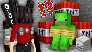 Mikey Has Been Kidnapped by SPEAKER MAN in Minecraft! (Maizen)