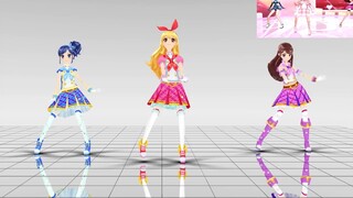 [MMD] Cô gái lịch Aikatsu (Chuyển đổi dữ liệu chuyển động) (DL) Cô gái lịch sự kiện thần tượng