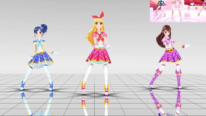 [MMD] Aikatsu Calendar Girl (การแปลงข้อมูลการเคลื่อนไหว) (DL) Idol Event Calendar Girl