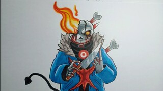 How To Draw Killer Sans Last Breath Phase 69 Cách Vẽ Sans Sát Thủ