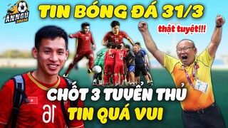 TIN QUÁ VUI, Thầy Park Chốt 3 Tuyển Thủ Quốc Gia Cho U23 Việt Nam...NHM Vỡ Òa Mừng Vui