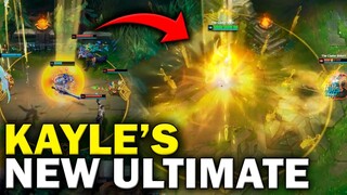 NEW Kayle R Skill - She can attack during ult - League of Legends