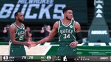 NBA 2K21 Modded Playoffs Showcase | Nets vs Bucks | Full GAME 3 Highlights