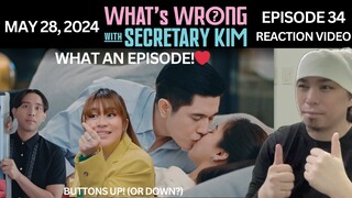 Episode 34 | What's Wrong with Secretary Kim? | Kim Chiu | Paulo Avelino | REACTION VIDEO