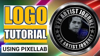 HOW I CREATED MY YOUTUBE CHANNEL LOGO USING PIXELLAB