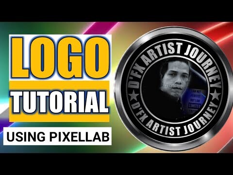HOW I CREATED MY YOUTUBE CHANNEL LOGO USING PIXELLAB