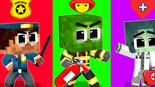 Monster School Good Baby Zombie กลายเป็น Super Firefighter - Sad Story - Minecraft Animation