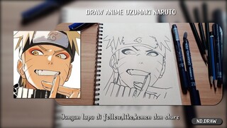 DRAW ANIME UZUMAKI NARUTO SHIPUDDEN✨😎