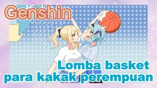 Lomba basket para kakak perempuan