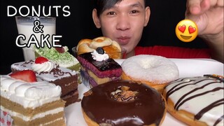 [ MrrDaro KH ]MUKBANG EATING DONUTS & SWEET CAKE | MukBang Eating Show