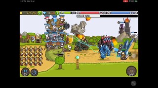 GrowCastle Gameplay #2 trying to beat the black dragon