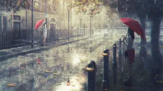 Anime|Anime Rain Scene Mixed Cutting