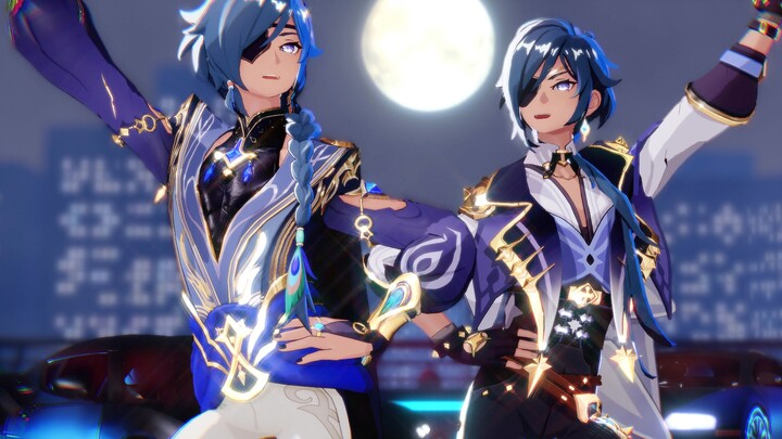 [Genshin Impact MMD] Double the wife, double the happiness! Kaeya's original skin and new skin [QUEE