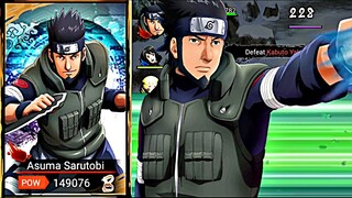 Asuma Sarutobi Ability Showcase | Naruto x Boruto Ninja Voltage