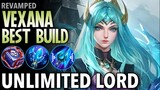 Revamped Vexana Best Build | Tutorial | Emblem Talent | Gameplay 2022 ~ Mobile Legends