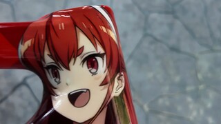 Musashi Tensei: Reincarnation pain car display. Red-haired girl explains speed