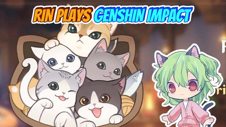 Genshin Impact Let's Play (Livestream): Feline Fortress (EN sub/JP dub)