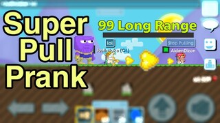 Growtopia SUPER PULL PRANK! (Streamers Get mad)