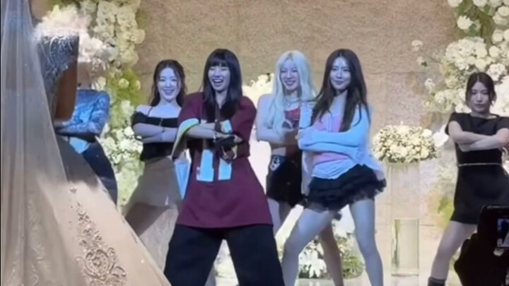 เกิร์ลกรุปน้องใหม่ idle ร่วมงานแต่งของพี่สาวแดนเซอร์—เมียนฉีหนีร้องโซโล่ และยังร้องเพลง klaxon กับ l