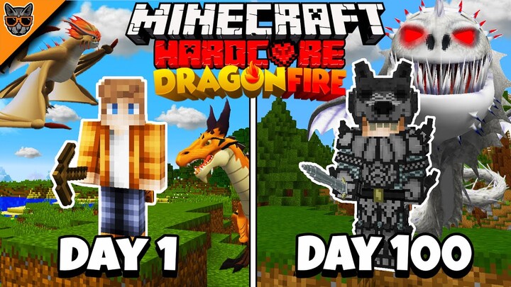 I Survived 100 Days as a DRAGON TAMER in Minecraft...