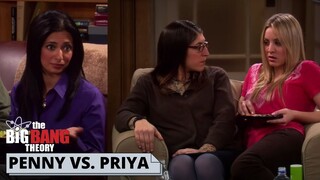 PENNY'S JEALOUS OF PRIYA | The Big Bang Theory best scenes