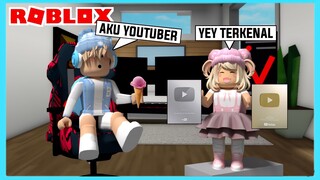 Aku Dan Adiku Menjadi Youtuber Paling Terkenal Di Roblox Brookhaven ft @Shasyaalala