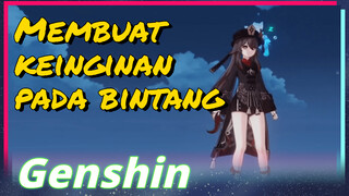 Membuat keinginan pada bintang