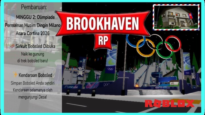 UPDATE BROOKHAVEN 🏡 RP OLIMPIADE MILANO CORTINA 2026 | ROBLOX INDONESIA