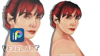 VEXEL ART TUTORIAL [SPEED-ART] | JENNYLYN MERCADO | IBISPAINTX