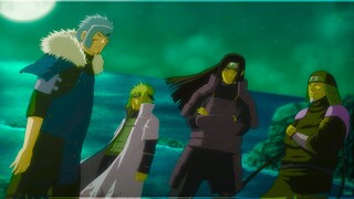Sasuke and Reanimated Hokages Enter War, Madara Sensed That Hashirama Becoming English Dub
