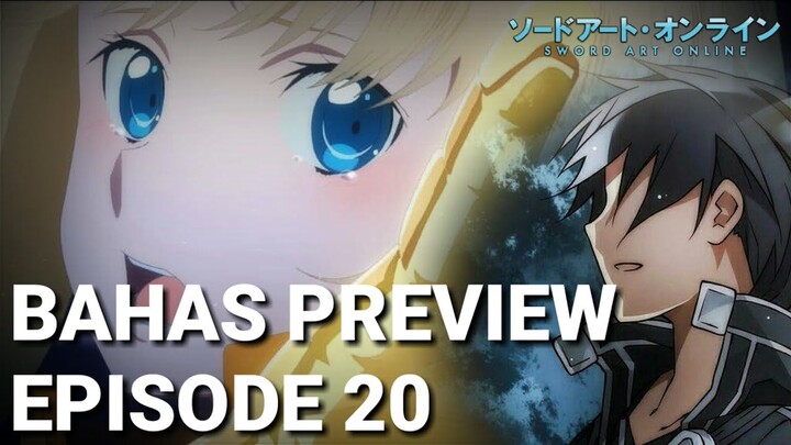Sword Art Online Alicization War Of Underworld Pembahasan Preview Episode 20 - Sky Night Sword SAO