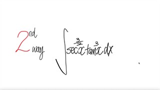 2nd way: trig integral ∫sec^(3/2)(x) tan^3(x) dx