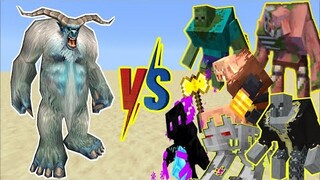 Frostmau VS Mutant Creatures - Frostmau VS MUTANT SKELETON WOLF Frostmau VS MUTANT PIGLIN VS ZOMBIE