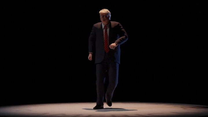 【Animasi 3D】Trump YMCA