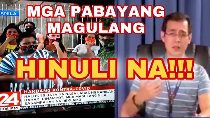 NEWS ALERT - HINULI NA ANG MGA PABAYANG MAGULANG