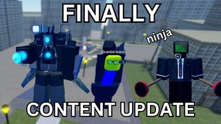 The Skibid Toilet Siege Defense update is FINALLY here