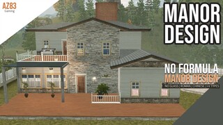 LifeAfter: Manor Design NO FORMULA House | Tutorial + Blueprint