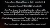 Andrew Tate Course Making Money in Defi + Update 1& 2 download