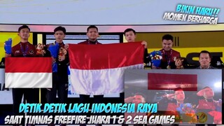 DETIK DETIK LAGI INDONESIA RAYA !! BERKUMANDANG DI VIETNAM SAAT TIMNAS FREEFIRE BERHASIL JUARA 1 & 2