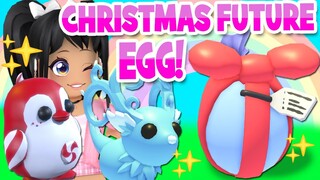*NEW* CHRISTMAS FUTURE EGG +2 PETS in ADOPT ME UPDATE (roblox) TEA NEWS