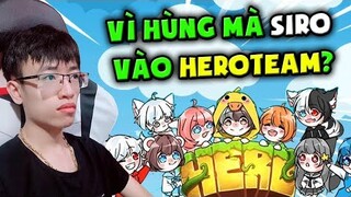 VÌ HÙNG CHƠI FREE FIRE MÀ SIRO GIẢI TÁN GOAT TEAM VÀ GIA NHẬP HERO? || LẦN ĐẦU MÌNH GẮT