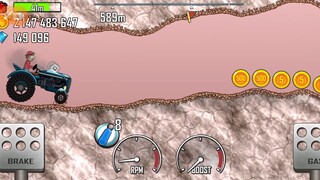 hill climb racing in Mars 1214m tractor and trailer and I will