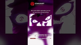 Bro took 1000+ episodes just for his very first named attack #anime #shorts #animeedits #animemem