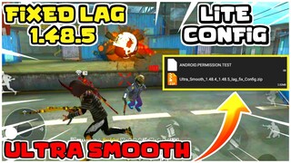 Free Fire 1gb lag fix 1.48.5 Fix lag Config lite ultra smooth no lag free fire 1gb 2gb config data